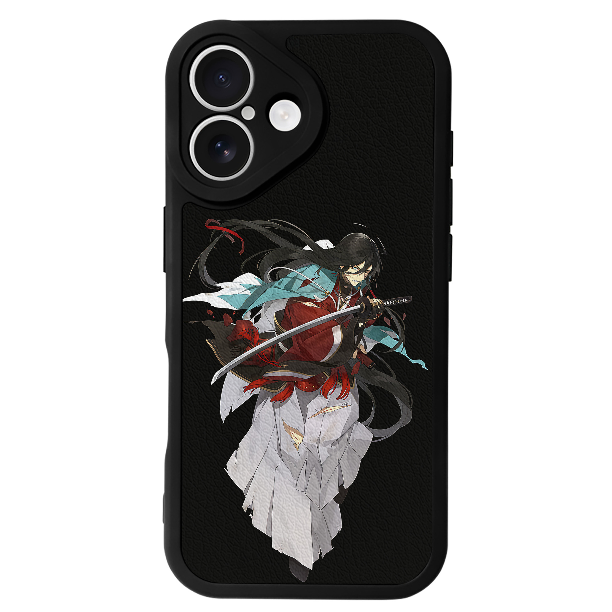 （画像用） 刀剣乱舞 Touken Ranbu 【iPhone 16シリーズ対応】シリコンスマホケース（レザー調） 材質：シリコン